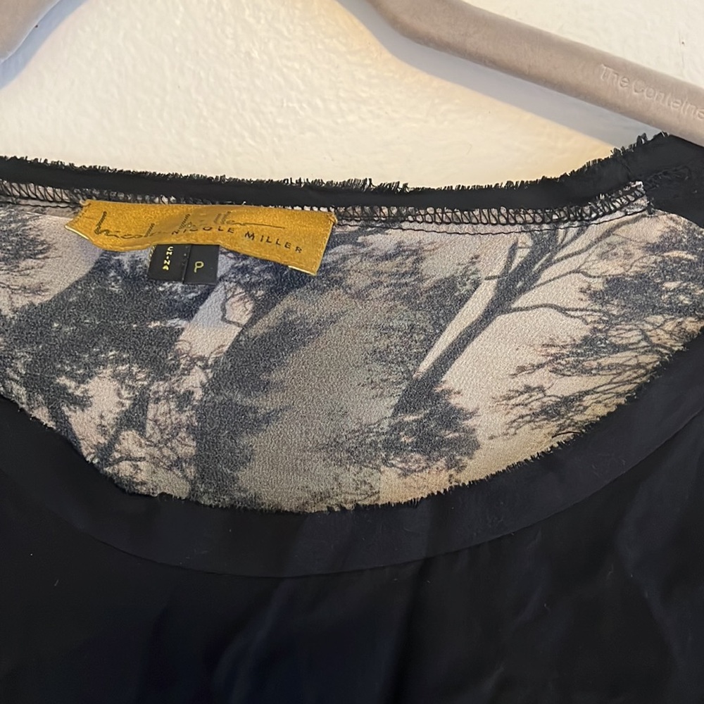 〰️ silk Nicole Miller shirt 〰️